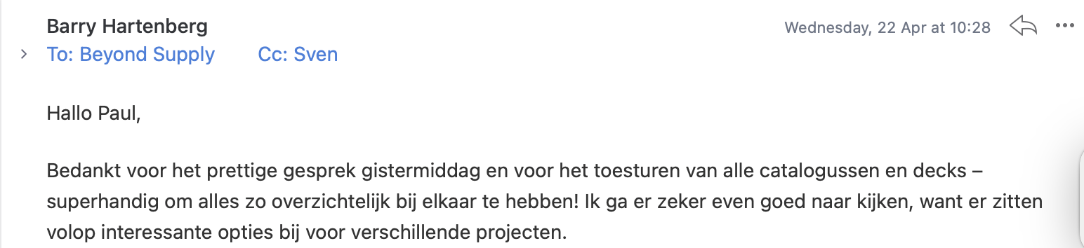 Reseller mailreactie 1